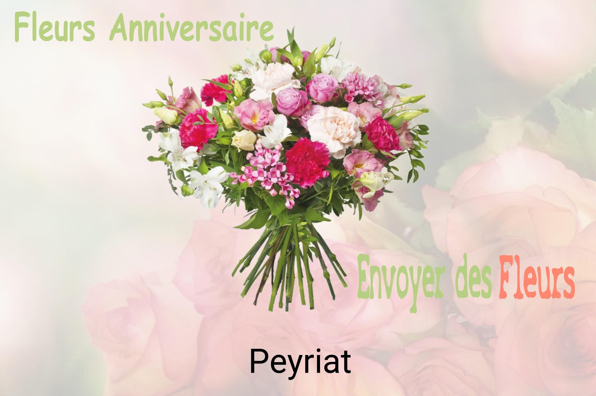 Bouquet de fleurs d’anniversaire livré à Peyriat